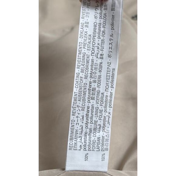 Zara Beige Faux Leather Biker Jacket - Picture 5 of 5